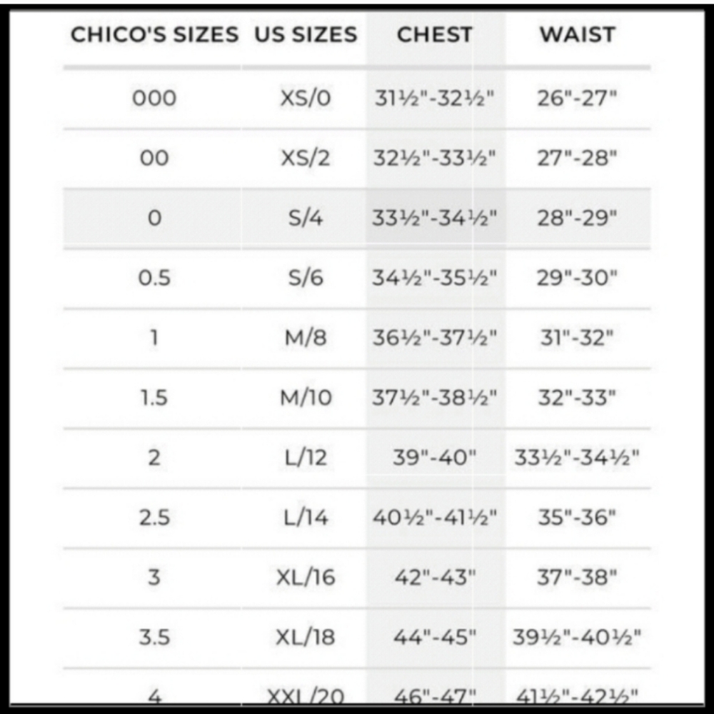 Chico's Scroll Print top - Picture 16 of 16